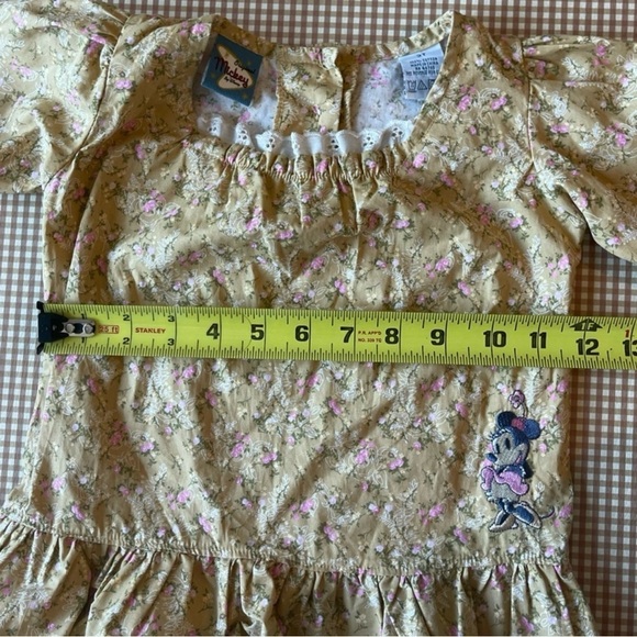 Vintage Disney Minnie Mouse embroidered long sleeve blouse. 100% cotton. Size 3T - Picture 7 of 9
